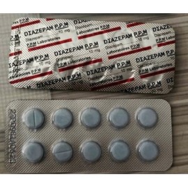 Diazepam 10mg, vỉ 10 viên  