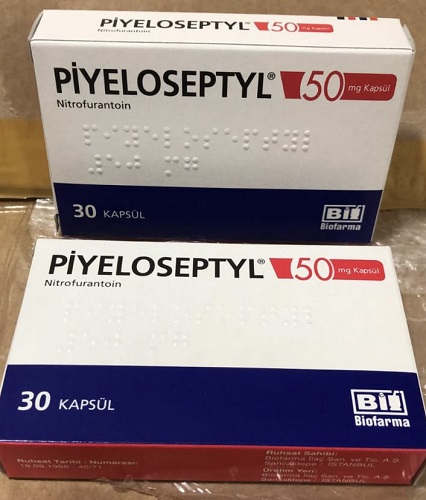 Piyeloseptyl 50mg hộp 30 viên
