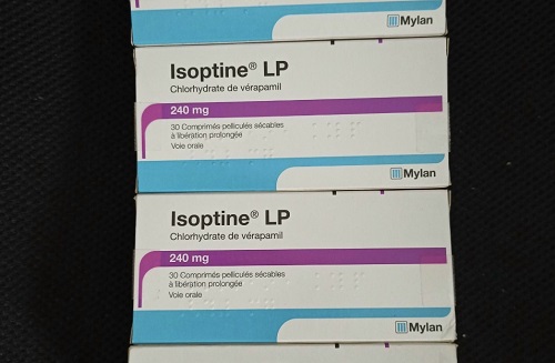 Thuốc điều trị đau thắt ngực Isoptine LP 240mg 30 viên