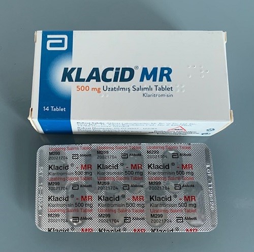 Klacid MR 500mg hộp 14 viên  