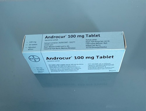 Thuốc điều trị kháng androgen Androcur 100mg 30 viên