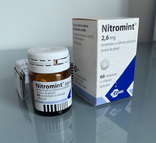 Nitromint 2.6mg lọ 60 viên