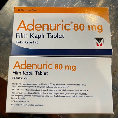Thuốc điều trị bệnh gút Adenuric 80mg 28 viên