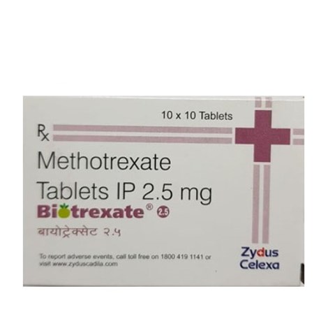 Biotrexate 2.5mg hộp 100 viên 