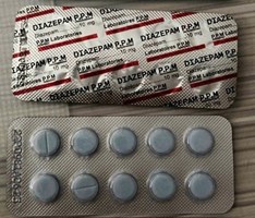 Diazepam 10mg, vỉ 10 viên  