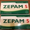 Thuốc điều trị rối loạn lo âu, mất ngủ Zepam 5mg hộp 100 viên