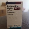 Thuốc điều trị rối loạn tiểu cầu Anagrelide 0.5mg 100 viên