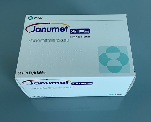 Thuốc điều trị tiểu đường Janumet 50/1000mg 56 viên