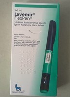 Levemir FlexPen 100U/ml hộp 5 bút 