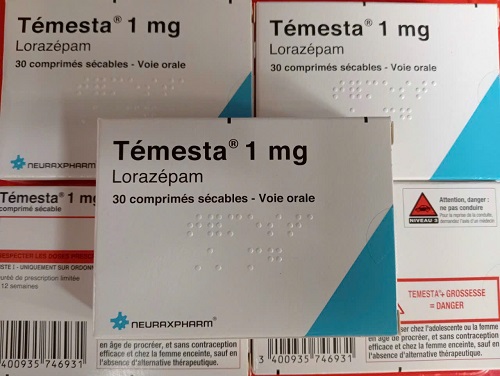 Thuốc điều trị trầm cảm, rối loạn lo âu Temesta 1mg 30 viên - Dược ...