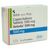 Thuốc điều trị ung thư Xeloda 500mg hộp 120 viên Ấn Độ