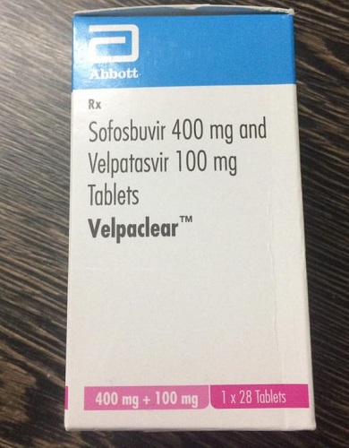 Thuốc điều trị viêm gian C mạn tính Velpaclear 400mg/100mg hộp 28 viên