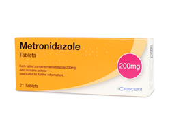 Metronidazole 200mg hộp 21 viên 