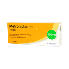 Metronidazole 400mg hộp 21 viên 