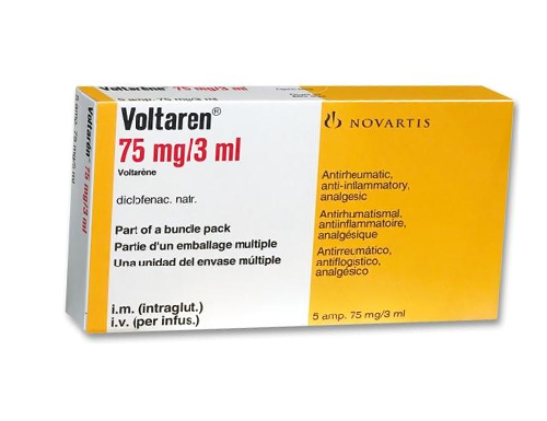 Thuốc kháng viêm giảm đau Voltaren 75mg/3ml hộp 5 ống tiêm