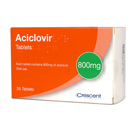 Aciclovir 800mg hộp 35 viên