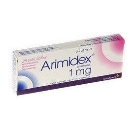 Thuốc trị ung thư vú Arimidex 1mg 28 viên
