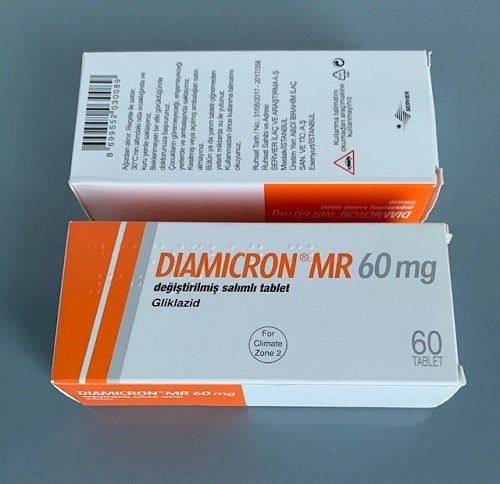 Diamicron MR 60mg 60 viên  
