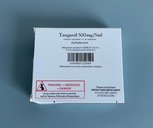 Tanganil 500mg/5ml hộp 5 ống