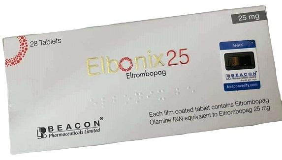 Elbonix 25mg hộp 28 viên 