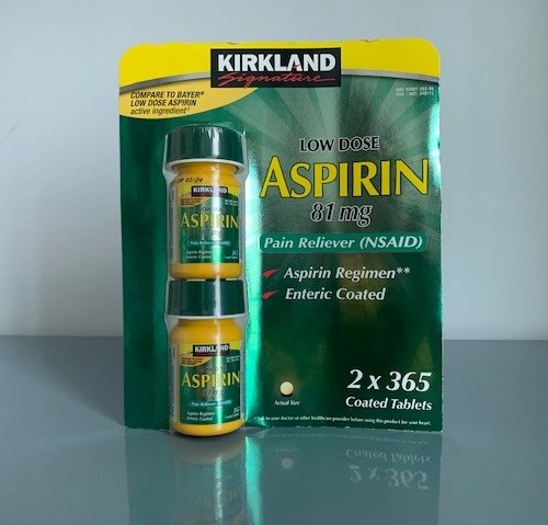 Aspirin 81mg lọ 365 viên 