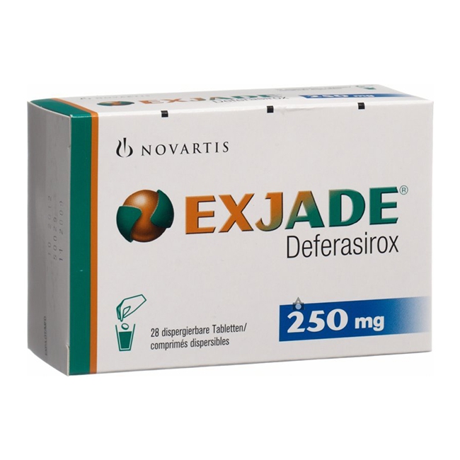 Exjade 250mg hộp 28 viên