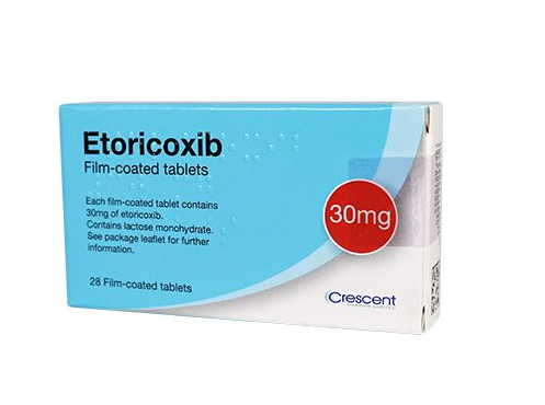 Etoricoxib 30mg hộp 28 viên