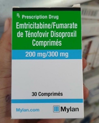 Emtricitabine/Fumarate Tenofovir Disoproxil hộp 30 viên